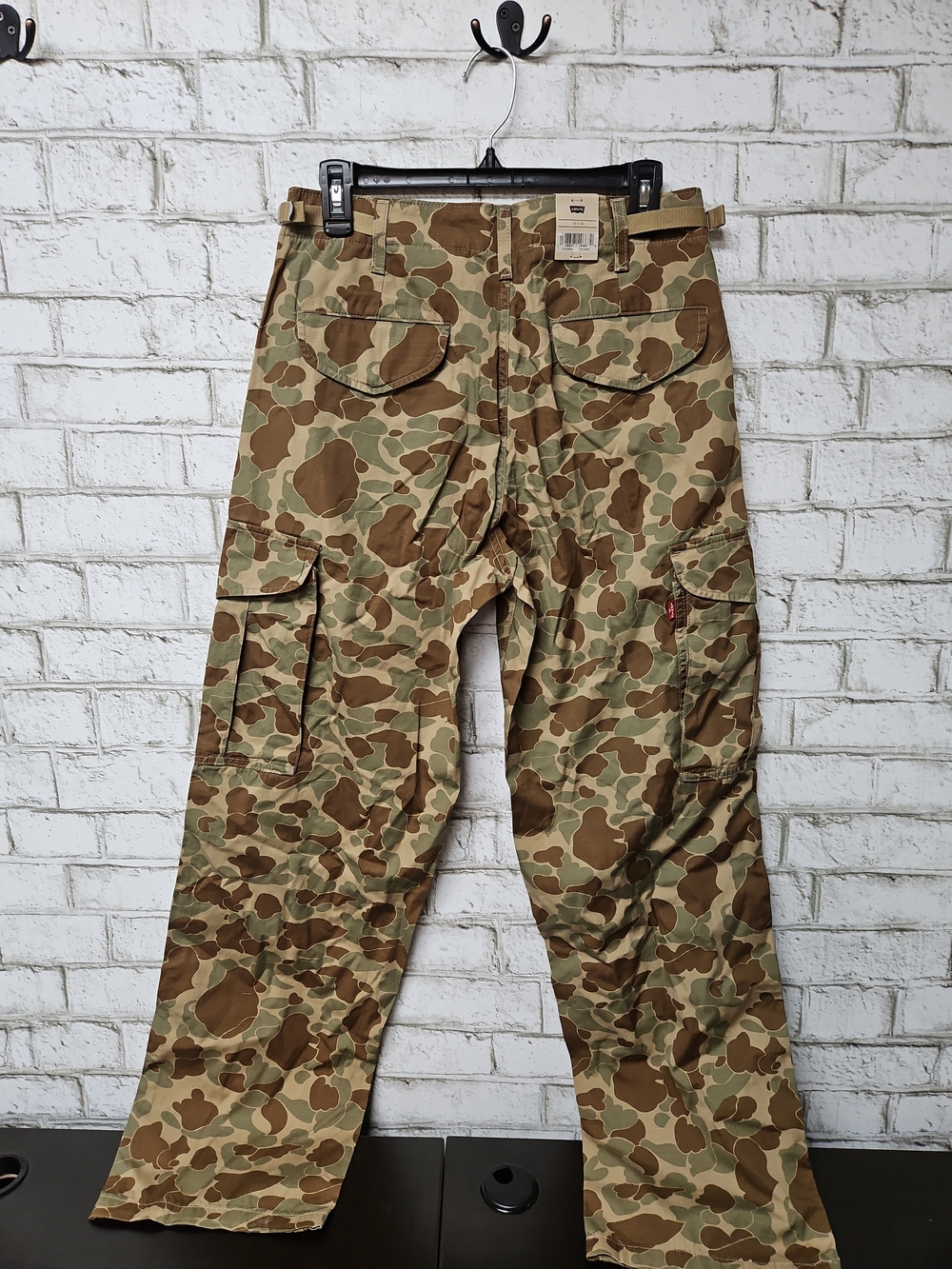 Levi's Men's XX Cargo Baggy Pants Camo Size 30x32 100% Cotton NWT - Picture 8 of 10